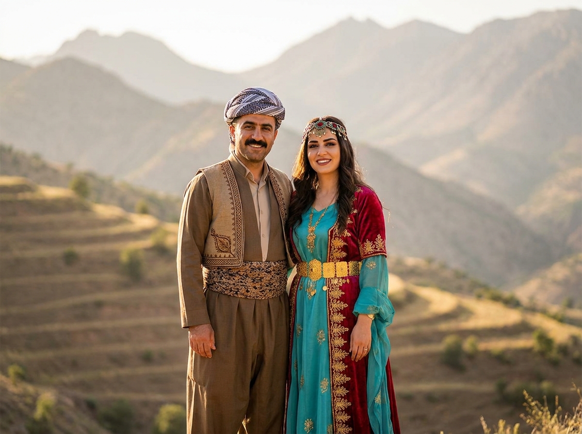 Kurdish traditional clothing styles
