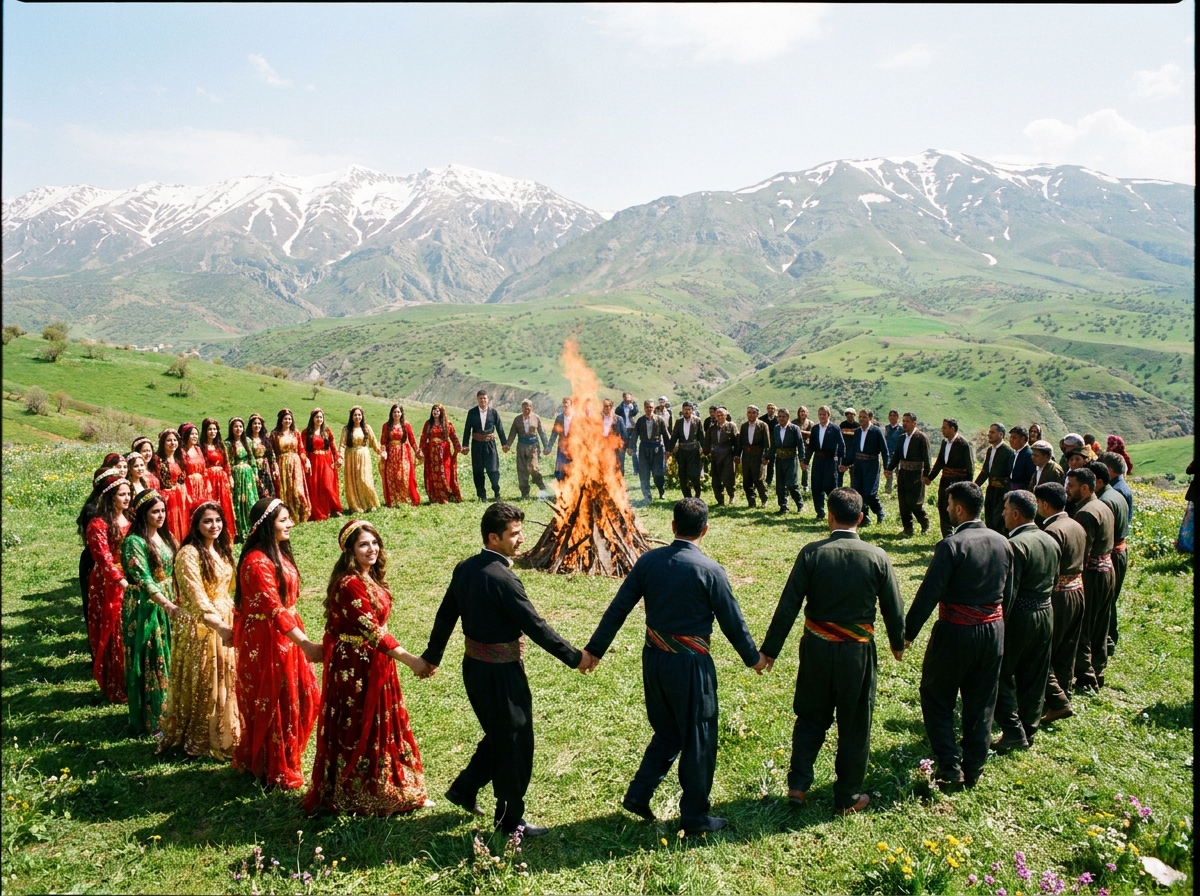 Kurdish Newroz festival celebration