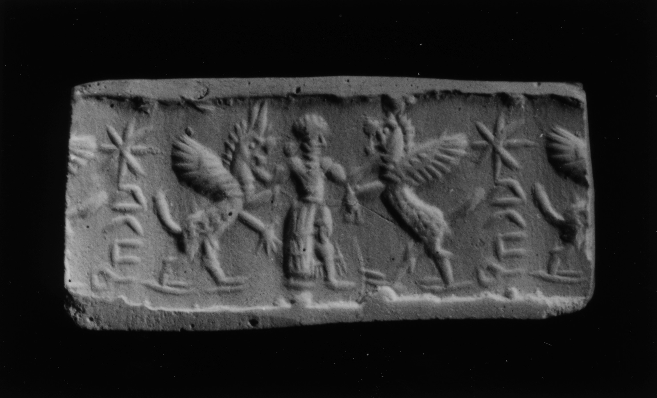 Ancient Sumerian cuneiform tablet artifact at Slemani Museum, Sulaymaniyah