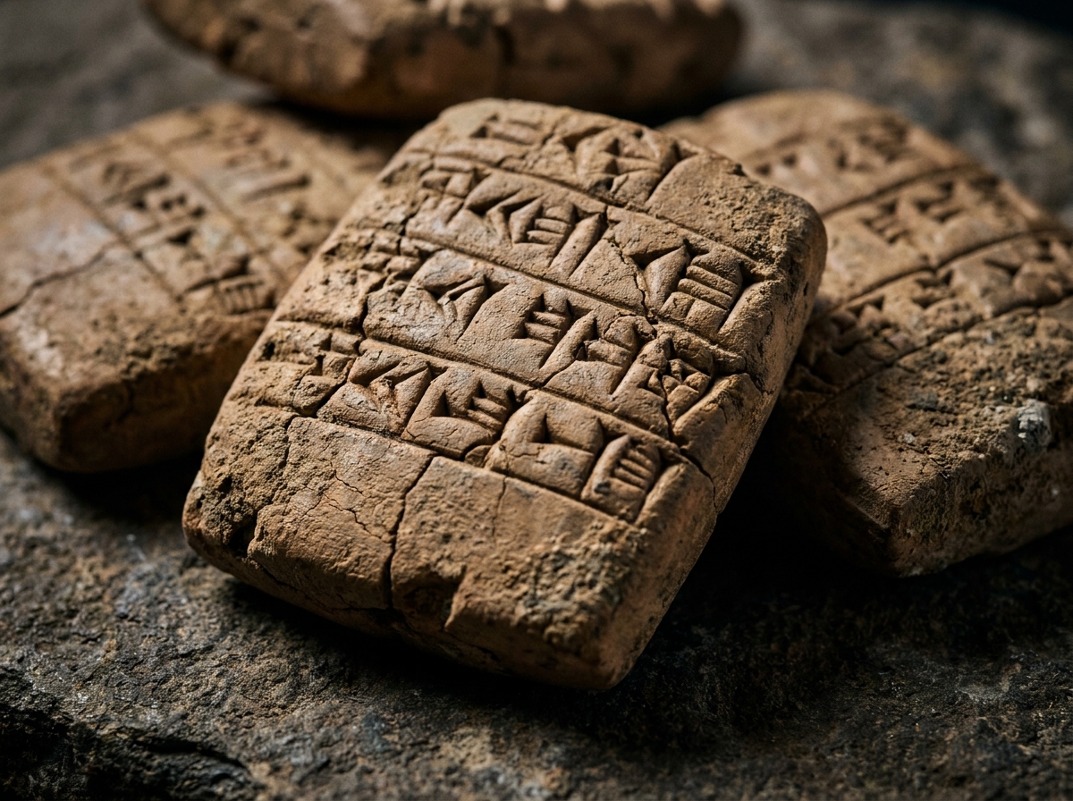 ancient cuneiform clay tablets